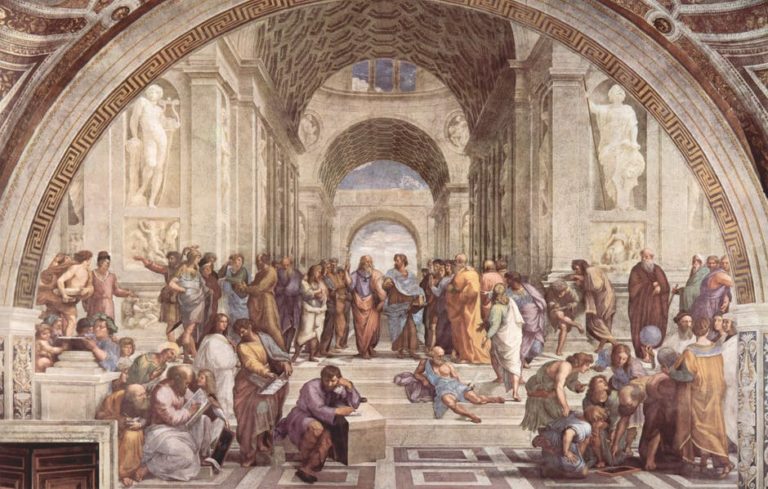 art school of athens raphael italian painter fresco 159862 1 768x489