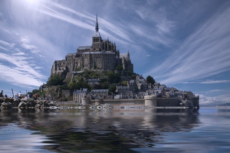 mont saint michel france normandy europe 768x511